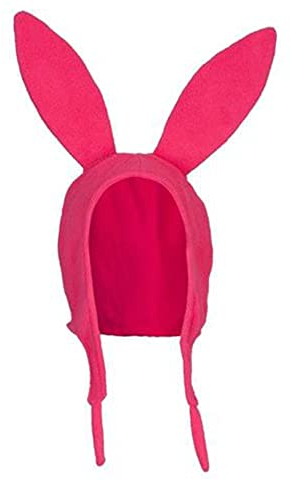 Acrawnni Bob's Louise Mütze mit Hasenohren, niedlich, rosa, Beanie für Halloween, Weihnachten, Cosplay, Pink-Kid, S
