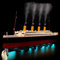 cooldac Licht-Kit für Lego Creator Expert 10294 Titanic, Beleuchtungsset Kompatibel mit Lego 10294 Ohne Baustein-Modell Upgraded-Remote Control Version Lights Kit（Kein Modell, nur Licht）