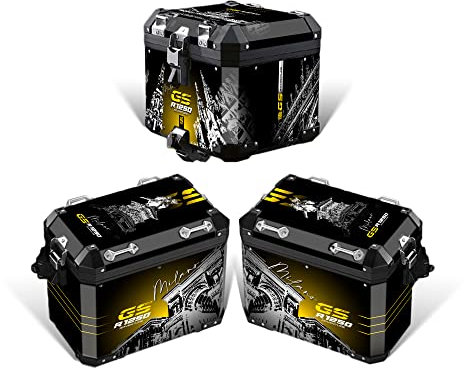 KIT PROTEZIONI ADESIVI VALIGIE RIVESTIMENTO COMPLETO COMPATIBILE CON BMW ALU 2° MODELLO R 1250 GS ADV Citywonder Collection MILANO (40th Anniversary VA2-FM-030)