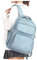HYC00 Schulrucksack Mädchen Jungen Teenager Rucksack Schule Damen Schultasche Multi-Tasche College Rucksack Schulranzen Casual Daypacks Laptop Backpack School Bag Tagesrucksack für Arbeit Reise, Blau