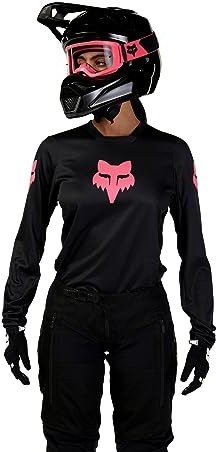 Fox Racing Wmns Blackout Jersey Windbreaker Damen, Schwarz, L