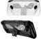 Coque de protection transparente pour console de jeu ASUS ROG Ally 2023 en TPU avec support pliable, absorption des chocs et anti-rayures (1 pièce, blanc)
