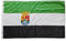 Bandera de Extremadura - 150cm x 90cm - Colores Oficiales