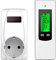 Kabellose Steckdosen Thermostat, Digitaler Temperaturregler, Temperaturschalter Steckdose, Umwandelbare Kühl- und Heizmodi, Steuereinheit für Heiz- & Klimagerät, Haushalts-Thermostatsteckdose
