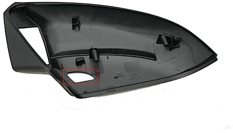 NORHI Außenspiegel Spiegelgla Für Golf MK7 Für GTI 7 MK7.5 R Für GTD Für GTE VII Ersetzen Für VW Links Rechts Rück Glas (Farbe : Right with Hole)