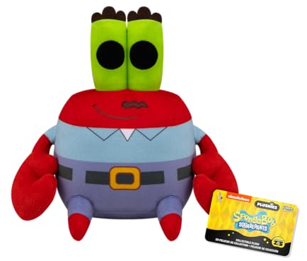 Funko Pop! Plush: Spongebob Squarepants 25th - Mr. Krabs - Plüschtier - Geschenkidee Zum Geburtstag - Offizielle Handelswaren - Gefüllt Plüschtiere Für Kinder und Erwachsene - Ideal Für TV Fans