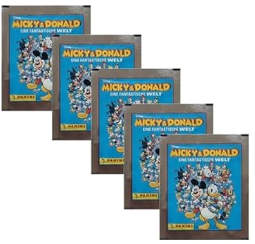 Panini Micky & Donald Stickerserie Eine Fantastische Welt - 5x Stickertüten