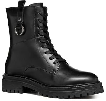 Geox D Iridea B, Stivale alla Caviglia Donna, Nero, 37 EU