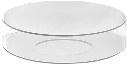 Acrylic Cake Divider | Round Acrylic Cake Stand | Transparent Cake Stand, Decorative Dessert Riser, Wedding Cake Display, Fillable Cake Divider, Decorative Centerpiece for Wedding