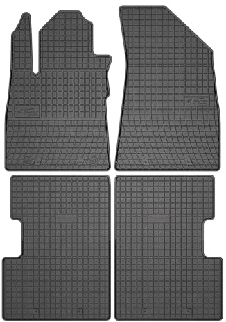FROGUM EL Toro Gummimatten Ganzjähriges-Set von Autofussmatte Auto Fußmatten für MG ZS I 2017-2024 | Beständiges Gummi Material | 1,5cm Schutzkante