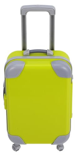 Abaodam Mini House Koffer Für Puppenhaus Realistisches Miniatur-reisegepäck Leuchtendem Für Kreative Deko Und -projekte Puppenzubehör Accessoire