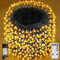 Realky 800er LED Lichterkette Weihnachtsbaum, 8 Modi IP44 Wasserdicht Fairy Lights mit Fernbedienung und Timer, für Weihnachten, Innen, Außen, Garten, Party, Hochzeit - Warmweiß
