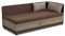 Bonni24 Einzelbett mit Staukasten Jugendbett Einzelbettsofa mit Bettkasten Hirek (Braun/Beige, 80x180)