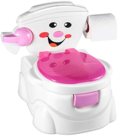 Kinder-Töpfchen | Babytopf WC | Toiletten-Training | Rutschfest | Lern Toilette Mit Rückenlehne | Babytoilette Kindertopf | Baby- Und Kindertoilette | Spritzwassergeschützt | 29x33x34cm