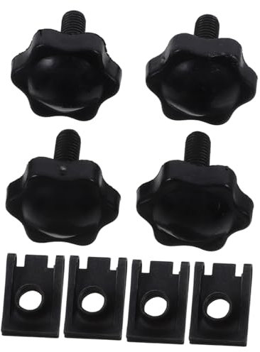 iplusmile -satteltasche 4-teiliges Satteltaschenschloss-schraubenmuttern-kit Schnellverschlussschrauben Sternknöpfe Satteltaschen-Hardware