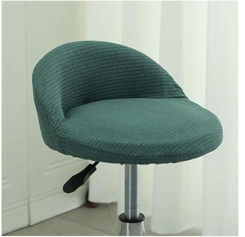 BLLMTEAR Rund Schonbezüge for Barhocker mit Lehne 4/2/1 er Set, Abnehmbar Barhocker Überzug Rund, Stretch Barhocker Stuhlhussen Bezüge, Stuhlhussen for Barhocker, Weiche Bezüge for Barhocker(@9,2PCS)