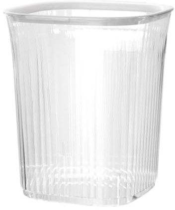 LOVIVER Garbage Container Couche à déchets moderne Recyclage Bin Snack Container Bin Dustbin pour le bureau, Xl Blanc