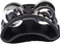 Alomejor Light Jingle -Foot -Tamburin Shaker Percussion Drum Set per Song Company (BLACK)