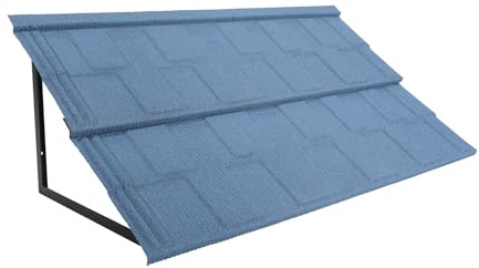 Tenda da sole per finestre, tettoia, tenda stabile con telaio triangolare in acciaio per porte, pioggia esterna e neve, protezione solare per ingressi porte, finestre, verande, balconi