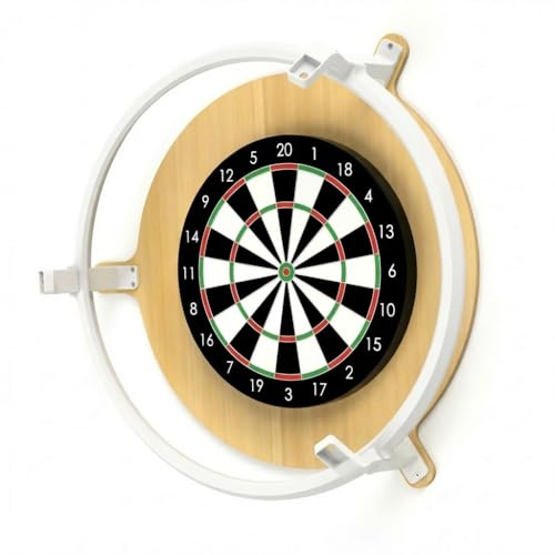 König Design Autodarts Komplettset mit 3X OV9732 100° Kameras & 6000K LED Ring – Automatisches Dart Zählsystem für Steel Darts – Kamerahalterung mit Kabelführung & Montagematerial