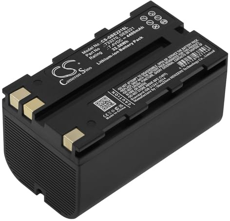 Akku passend zu Leica Typ GEB221, 4400mAh / 32Wh, 7,4V, Li-Ion, Schwarz