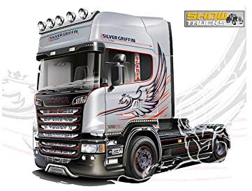 Italeri 3906 - Scania R730 Streamline (Showtrucks) modellismo camion Model Kit Scala 1:24