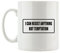 Pixxprint J.Roxx I can Resist Anything but Temptation Fun Tasse, ca. 300ml Fassungsvermögen, Keramik Weiß, Spülmaschinenfest