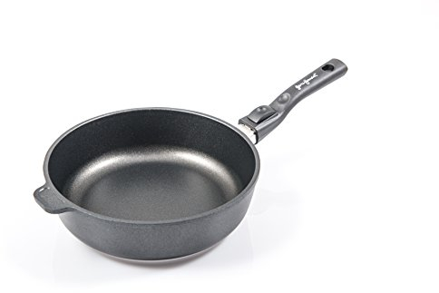 Unbekannt Gerti GUNDEL PFANNEN Hochrand mit abnehmbaren Stiel - das Original - Made IN Germany (Induktionsgeeignet, 24 cm)