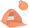 Outsunny Tienda de Playa para 2-3 Personas Pop-Up Instantánea y Portátil con Ventanas Tipo Refugio Tienda de Campaña para Playa Picnic y Camping con Protección Solar UV 200x150x119 cm Naranja