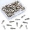 Swpeet - Set di 150 perni di supporto per mensole da 5 mm, placcati in nichel, a forma di cucchiaio, perfetti per fori per mensole su armadi, centri di intrattenimento