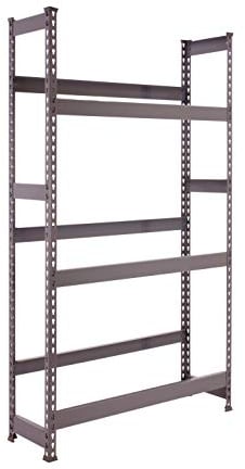 Simonrack Getränkekistenregal, 9 Kästen, Flaschenregal, Getränkekistenhalter, Kistenregal, Grau - Simonbottle