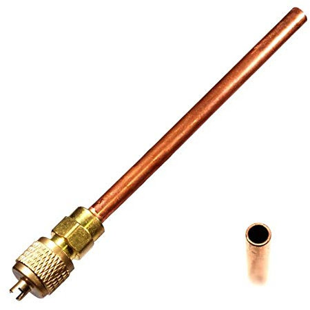 VALVOLA DI SERVIZIO 1/4 100 mm GAS R22 R407c R134a CLIMATIZZATORE FRIGO