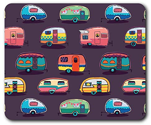 Caravans Caravan Camping Mouse Mat Pad Computer PC Laptop Gaming Office Home Desk Accessory Gadget 3172