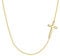EVER FAITH Damen Halskette 925 Sterling Silber Täglich Braut klassische religiöse Kreuz Anhänger Kette Hals Schmuck (Gold Farbe)