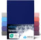 etérea Extra Jersey Spannbettlaken 100x200cm - 120x220cm Marine bis 35 cm Höhe - 100% Baumwolle Spannbetttuch Oekotex Bed Sheets Bettbezug für Boxspringbetten Bettlaken 100x200 cm - 120x220 cm Blau