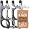 No Touch door opener tool - A must as a keychain accessories bottle opener - Works as stylus pens for touchscreens - Multitool for Travellers - No touch keychain tool - 4 Pack by Alien System