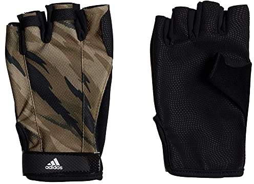Adidas Herren Train Glove GR Handschuhe, Schwarz/Orbit Grün/Fokus Oliv/Weiß, L