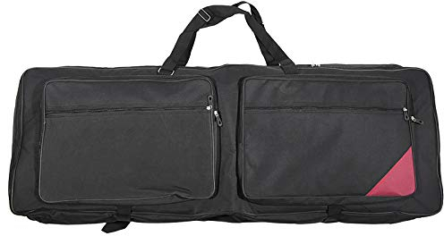 Btuty Keyboard-Gigbag für 73-Tasten/76-Tasten-E-Piano, weiche Tasche, strapazierfähiges 600D-Tuch, PE-Schaumstoff, gepolsterter Doppelreißverschluss