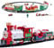 Skystuff Christmas Train Set for Under The Tree Christmas Tree Train Set with Music & Light for Christmas Train Decorations and Gift for Kids Battery Operated 8.5 Ft Long Track