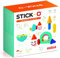Stick-O POP Friends Magnetische BAU- und Stapelsteine mit Rasselstücken