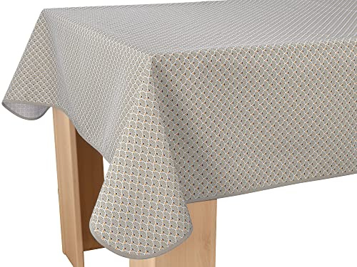 Tischdecke Fleckabweisende Pfau Beige - Rechteckig 150 x 300 cm