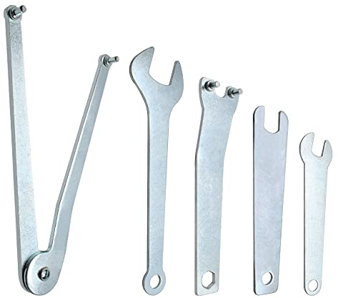 LDEXIN 5 Pack Angle Grinder Spanner Wrench Kit, Angle Grinder Wrench Pin Pliers for Dewalt Makita Milwaukee