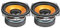 JINGERL 2Pcs 2.5 Inch 5W Audio Speaker 65mm 4Ohm Full Range Sound Speaker Rubber Edge Loudspeaker Home Theater DIY (Size : 2 Pieces)
