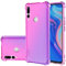 Gufuwo Custodia per Huawei Y9 Prime 2019/Honor 9X/P Smart Z STK-LX1, Copertura Morbida in TPU Sfumato - Antigraffio Ultra Sottile con Protezione Antishock Cover per Huawei Y9 Prime 2019 Rosa/Viola