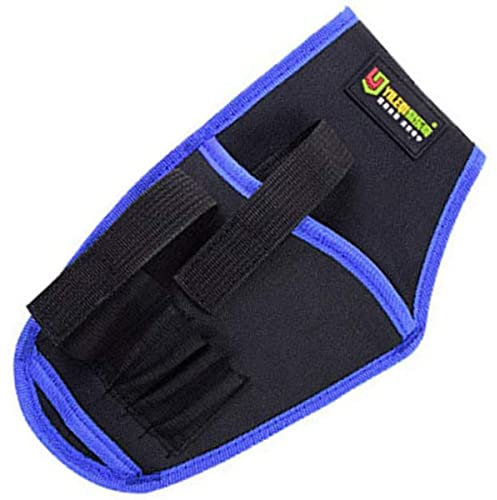 Drill Holster Tool Holder Belt Electrician Drill Pouch Waist Bag Hanging Pocket Storage Bags Blue