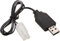 efaso Câble de charge USB | 9,6 V | 250 mAh | Compatible avec les fiches Tamiya | L6.2-2p / pour batteries rechargeables NI-MH