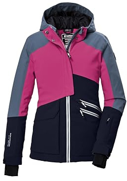 Killtec Mädchen Ksw 405 Grls Ski Jckt Skijacke/Funktionsjacke mit Kapuze und Schneefang
