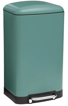 FIVE Simply Smart - Poubelle de Cuisine en Métal Ariane 30L Pétrole
