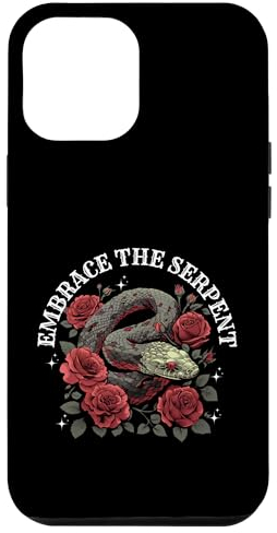 Hülle für iPhone 15 Pro Max Umarme The Serpent Cobra Venom Snake Anaconda Floral