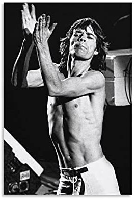 JINLIMAO Leinwand Bilder 30 * 50CM Senza Cornice Mick Jagger Cantanti famosi